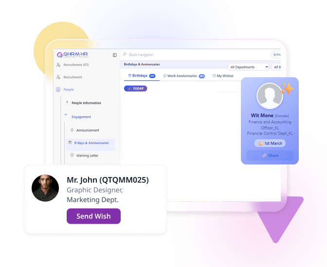 QHRM Social Impact & CSR Illustration