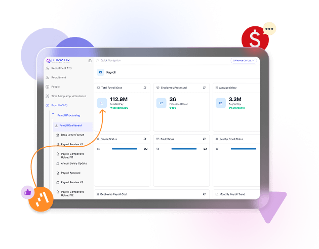 QHRM Compensation & Payroll Dashboard