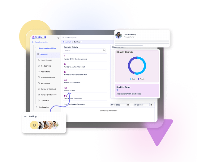 QHRM Talent Onboarding Web Interface