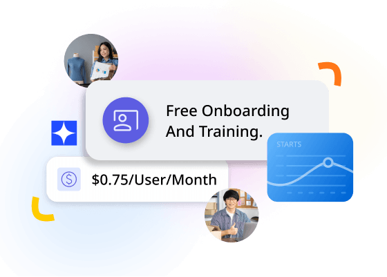 Team using QHRM platform