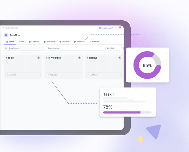 QHRM Work & Taskflow illustration