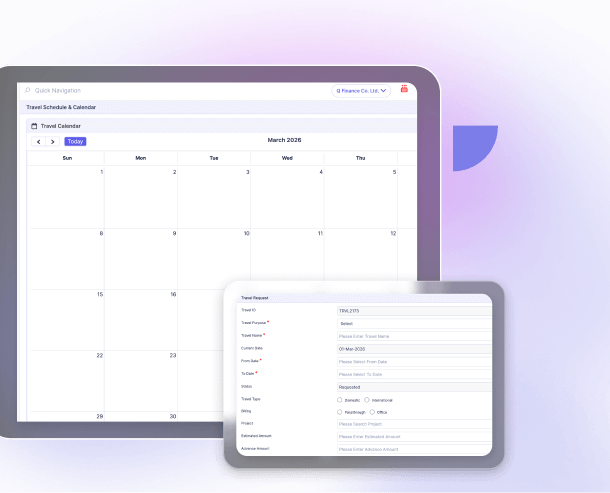 QHRM Travel & Mobility Web Experience